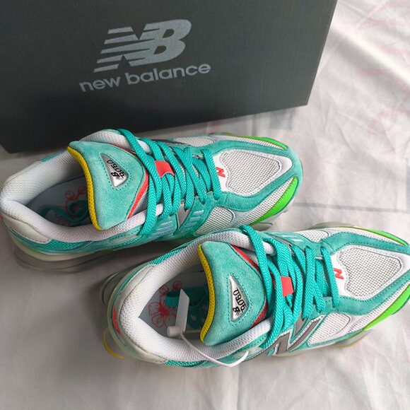 New Balance Blue Lace-up Sneakers - Picture 1 of 8